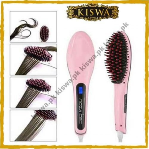 Fast Hair Straightener Brush UltraSmooth Kiswa.pk