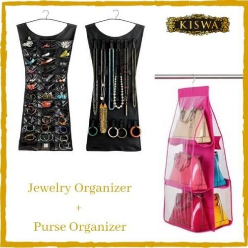 Purse Organizer & Jewelry Organizer Combo Deal Kiswa.pk