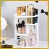 Rotating Makeup Organizer With Adjustable Layers Holder Rack Plastic Material online in Pakistan