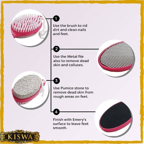 4 in 1 Foot File Multi-Functional Foot Scrubber Online Price In Pakistan