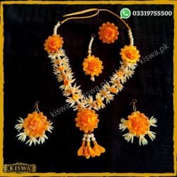 Bridal Wear Yellow Gajra Set Online at Best Price in Pakistan