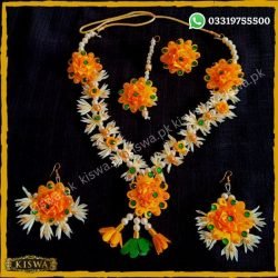 Bridal Yellow Green Gajra Set Online at Best Price in Pakistan
