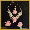 Pink Flower Gajra Jewelry Set online at best price in Pakistan
