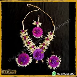 Purple Flower Gajra Jewelry Set Online Best Price In Pakistan