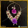Purple Flower Gajra Jewelry Set Online In Pakistan