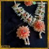 Peach Flower Gajra Jewelry Set Online Price In Pakistan