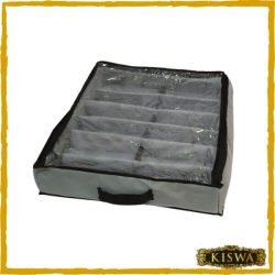 Under Bed Shoe Organizer Foam Fabric with Clear Zip Cover Online Best Price In Pakistan