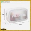 Portable Transparent Cosmetic Storage Wash Bag In Pakistan
