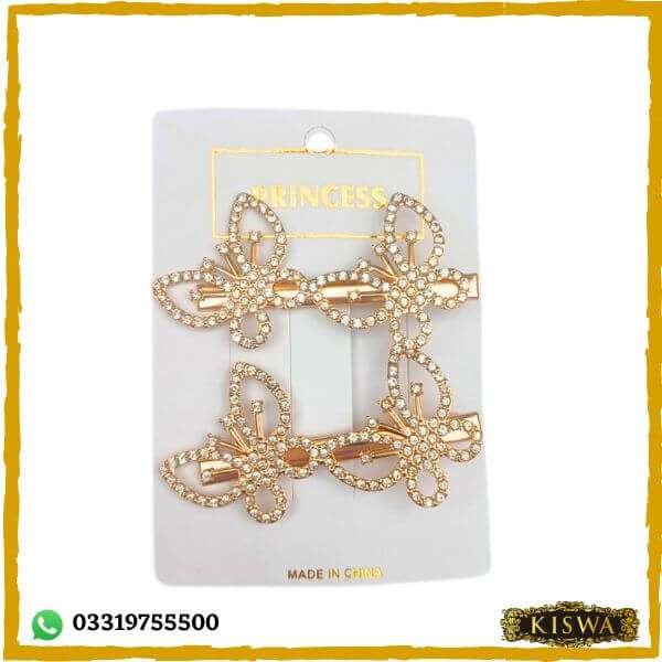 Gold Butterfly Hair Pins Online At Best Price In Pakistan