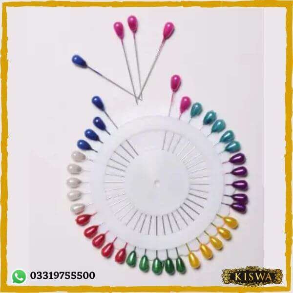Multicolor Pearl Hijab Pins Large Online In Pakistan