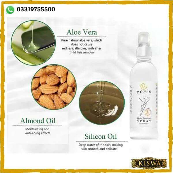 Ecrin quick hair removal spray at best price in Pakistan