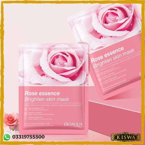 Rose Essence Brighten Skin Face Sheet Mask At Best Price In Pakistan