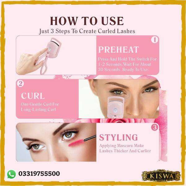 Heated Eyelash Curler Online at best price in Pakistan