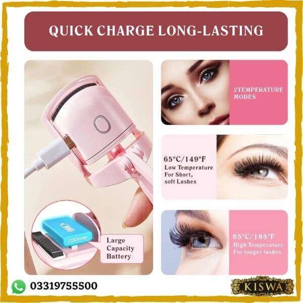 Rechargeable Heated Eyelash Curler at best price in Pakistan