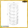 5 Layers Small Transparent Jewelry Organizer online in Pakistan