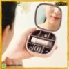 Portable Travel Jewelry Box Organizer with Mirror at best pricein Pakistan