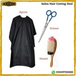 Salon Barber Deal For Hair Cutting ( Apron + Scissor + Neck Duster ) online at best price in Pakistan