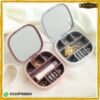 Small Travel Jewelry Box Organizer with Mirror at best price in Pakistan