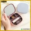 Small Travel Jewelry Box Organizer with Mirror online in Pakistan