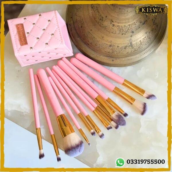 BH Cosmetics Elegance Super Soft Makeup Brushes Set 12 Brushes and Holder online in Pakistan