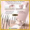 Rechargeable Double Head Electric Shaver Trimmer Painless Hair remover at best price in Pakistan
